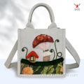 Mei Yi Arts Mushroom House - Bolso bandolera de mano